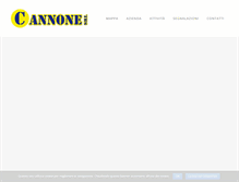 Tablet Screenshot of cannonesrl.it